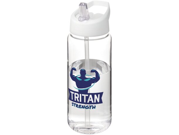 Bidón deportivo con tapa con boquilla de 600 ml H2O Active® Octave Tritan™ con logo