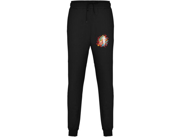Pantalón deportivo Roly Adelpho con cintura ajustable Negro intenso detalle 1
