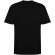 Camiseta holgada manga corta unisex Bull de Roly en algodón Negro intenso