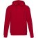 Sudadera con capucha unisex Spinel algodón orgánico certificado Rojo detalle 18