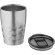 Vasos térmicos con tapa deslizante acero 350ml GEO Plateado detalle 2
