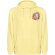 Sudadera con capucha unisex Kenia Roly algodón lavado con ácido Amarillo detalle 1