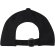Gorra reciclada seis paneles Aware Opal con rastreador QR Negro intenso detalle 3