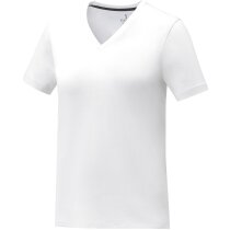 Camiseta de manga corta y cuello en V para mujer Somoto