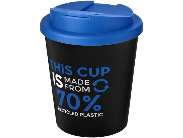 Vaso reciclado de 250 ml con tapa antigoteo Americano® Espresso Eco para empresas