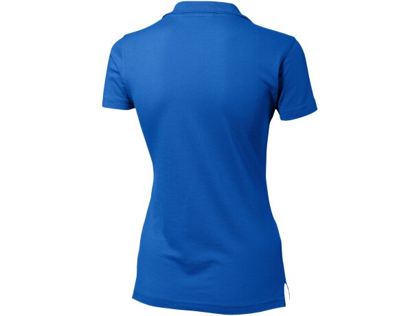 Polo de manga corta de mujer "advantage" Azul real clásico detalle 10