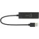 Multipuerto USB 3.0 de aluminio Adapt Negro intenso detalle 2