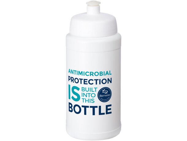 Botella de 500 ml con tapa deportiva Baseline® Plus Pure Blanco detalle 1