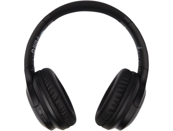 Auriculares bluetooth reciclados Loop con batería 300 mAh Negro intenso detalle 1