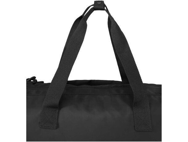 Bolsa de lona reciclada de viaje Trip Aware 42 litros Negro intenso detalle 7
