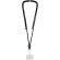 Lanyard regulable Kubi con gancho metálico y cinta de nylon Blanco detalle 6