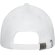 Gorra con visera precurvada y 6 paneles. Ideal para publicidad. Blanco detalle 4