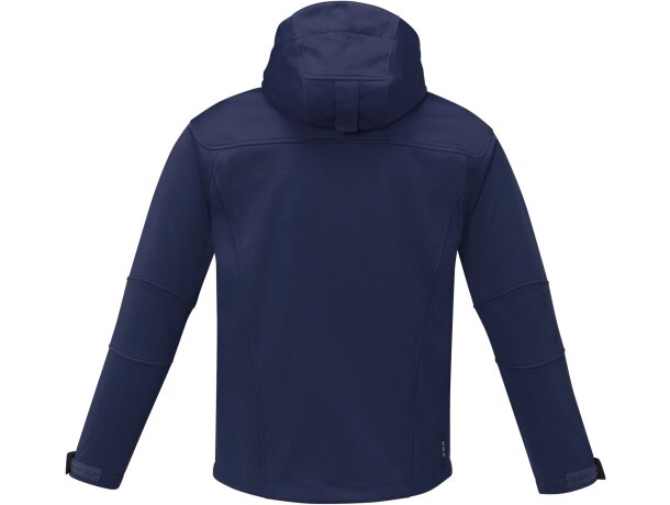 Chaqueta softshell Match para hombre de tres capas Elevate Azul marino detalle 5
