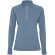 Sudadera técnica con media cremallera mujer Estambul Roly Azul tormenta