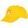 Gorra infantil de 5 paneles Feniks Kids Amarillo detalle 5