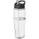 H2O Active® Tempo Bidón deportivo con tapa con boquilla de 700 ml Transparente/negro intenso