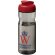 Bidón deportivo de 650 ml con tapa Flip H2O Active® Base Tritan™ Carbón/rojo detalle 14