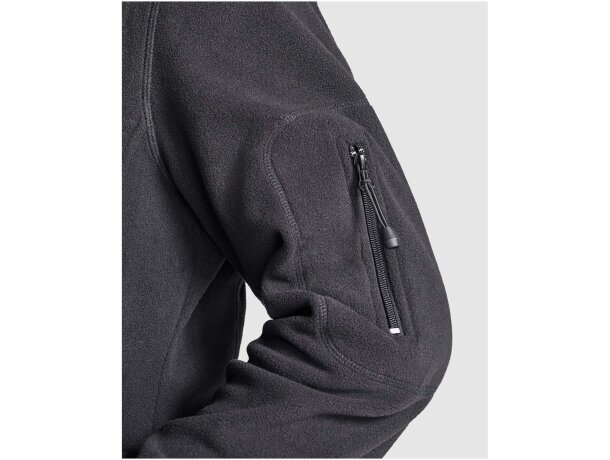 Sudadera polar cremallera completa hombre Luciane Roly Granate detalle 14
