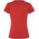 Camiseta deportiva mujer Slam Roly poliéster reciclado Rojo detalle 16