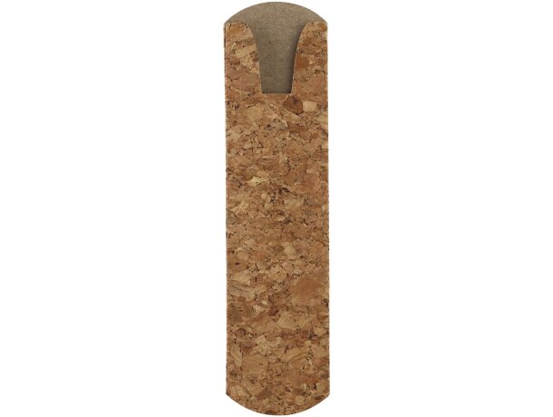 Funda para bolígrafo eco de corcho Temara Natural detalle 2