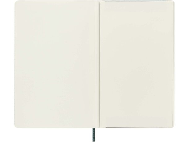 Libreta tapa blanda rayada Moleskine Vegea Boa efecto pitón Verde detalle 10