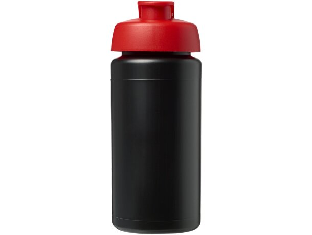 Baseline™ Plus Bidón deportivo con Tapa Flip de 500 ml con asa Negro intenso/rojo detalle 4