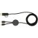 Cable 5 en 1 plástico reciclado Citala carga rápida 27W Negro intenso detalle 2