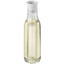 Botella de cristal con enfriador transparente Botella de cristal con enfriador transparente