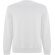 Sudadera cuello redondo algodón orgánico Batian unisex Roly Blanco