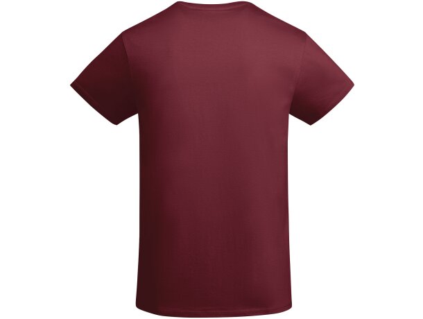 Camiseta manga corta infantil algodón orgánico Breda Roly Granate detalle 34