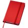 Libreta tamaño A7 con banda elástica personalizada roja