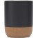 Taza cerámica Billie 300 ml con base de corcho Negro intenso detalle 5
