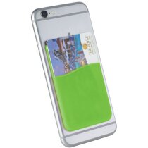 Portatarjetas de Silicona personalizada verde claro