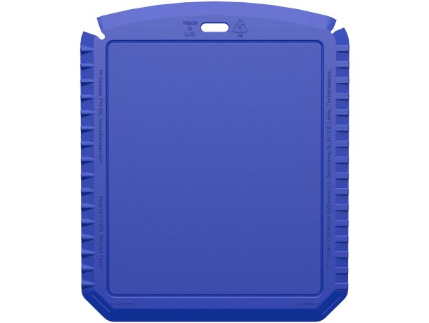 Rascador hielo rectangular reciclado Thrym Azul detalle 9