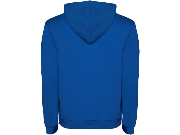 Sudadera con capucha infantil Urban Roly bicolor personalizable Azul real/blanco detalle 5