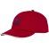 Gorra personalizable de 5 paneles con detalle de ribete Rojo detalle 6