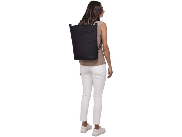Bolsa tote convertible Case Logic Invigo en poliéster reciclado Negro intenso detalle 8