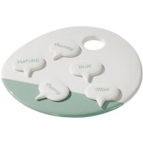 Tabla para quesos de cerámica personalizada blanca Tabla para quesos de cerámica personalizada blanca