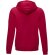 Sudadera con capucha y cremallera Ruby para hombre sostenible Rojo detalle 8