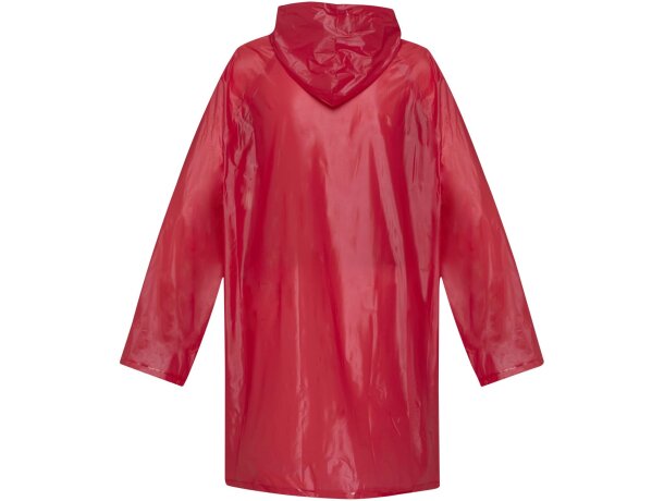 Chubasquero Ada impermeable PVC 90 g/m² talla única unisex Rojo detalle 10