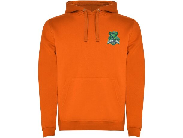 Sudadera con capucha para hombre Urban Roly Naranja detalle 111
