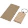 Llavero rectangular de madera de haya Gian Natural detalle 4