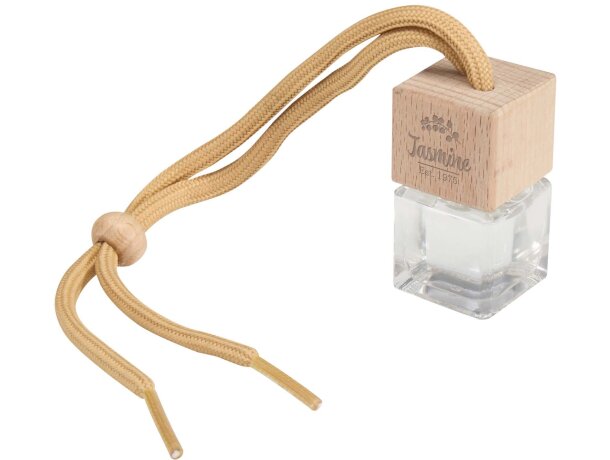 Ambientador de coche Ono en vidrio borosilicato y madera de haya Natural detalle 13