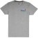 Camiseta manga corta algodón orgánico certificado GOTS hombre 200 g/m2 Mezcla de grises detalle 28