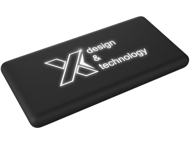 Batería externa solar SCX.design P30 8000 Ah con panel solar Negro intenso detalle 5