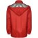 Chubasquero ligero unisex Escocia Roly con capucha plegable Rojo detalle 20