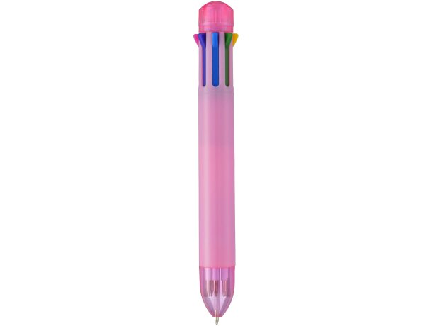 Bolígrafo mini de plástico multicolor personalizado