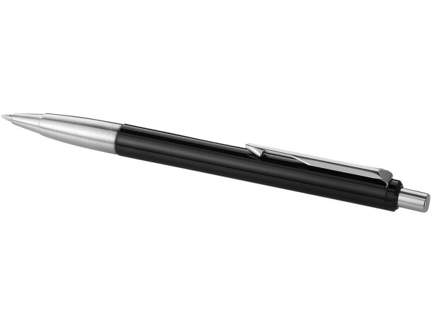 Bolígrafo elegante y funcional con estuche Negro intenso/plateado detalle 10