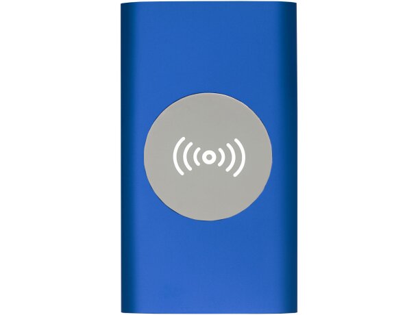 Batería externa inalámbrica Juice de 4000 mAh con aluminio Azul real detalle 10
