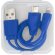 Cable de carga reversible 3 en 1 Ario Azul real detalle 7